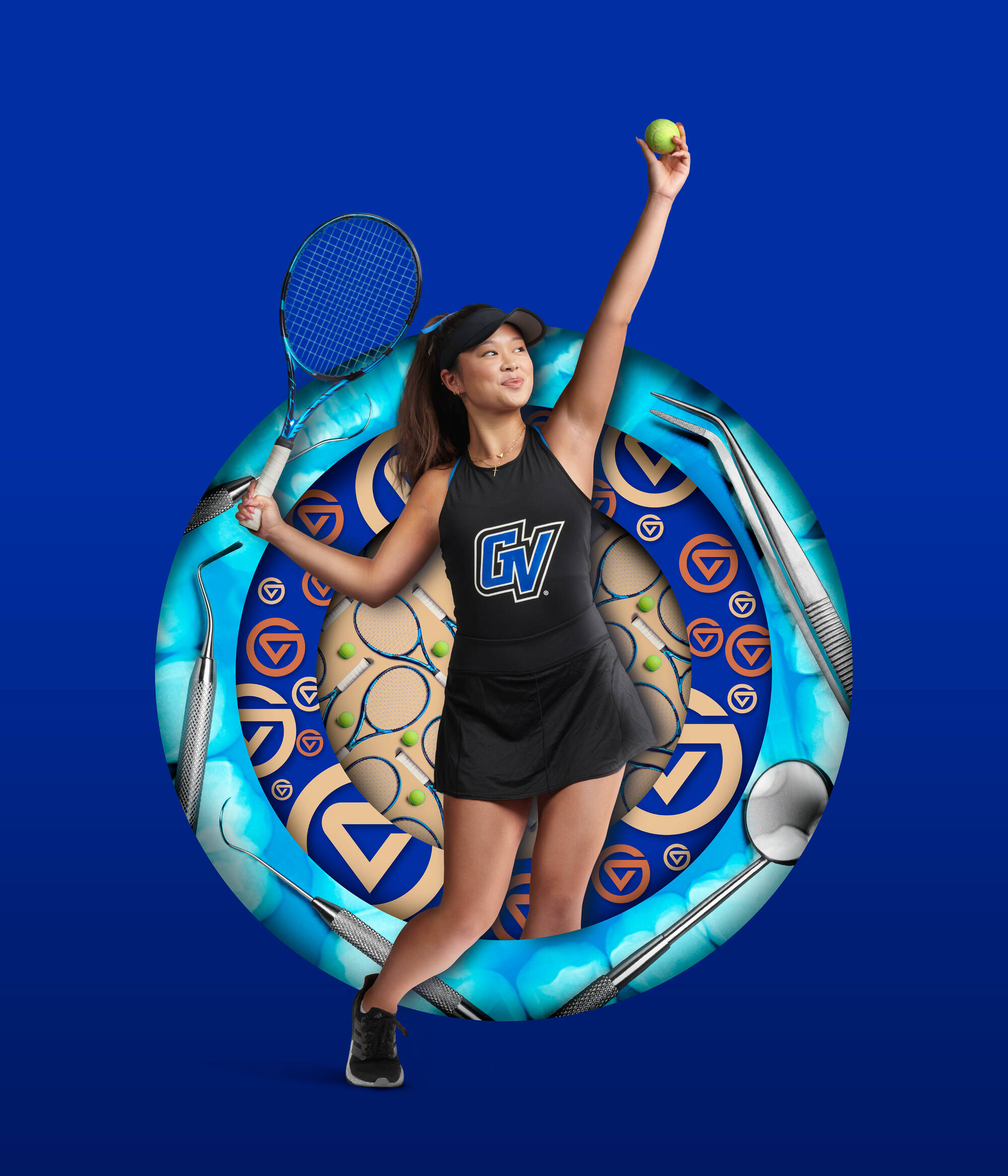 GVSU student athlete Rachel Sam.